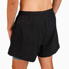 SHORT CON CALZA DRB RUNNING ALLEN NEGRO - sommerdeportes