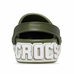 OFF COURT LOGO CLOG ARMY GREEN - sommerdeportes