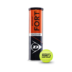 PELOTA TENIS DUNLOP FORT CLAY COURT X4