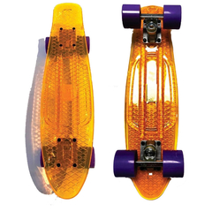 MINI LONGBOARD GOLD NARANJA TRASLUCIDO