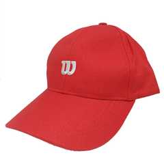 GORRO TENIS WILSON LOGO ROJO