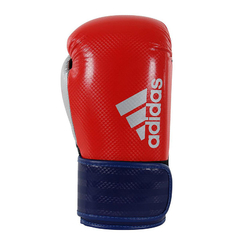 GUANTE BOX ADIDAS HYBRID 75 RED BLUE SILVER - tienda online