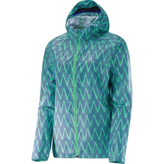 CAMPERA SALOMON DAMA TELA PLANA VERDE