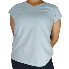 REMERA WINKEL DAMA ENERGY ALGODON CELESTE