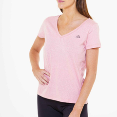 REMERA KAPPA DAMA ALGODON CAPRI ROSA - comprar online