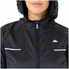 CAMPERA ROMPEVIENTO KAPPA AMALE DAMA NEGRO - sommerdeportes