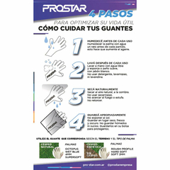 Imagen de GUANTE ARQUERO PROSTAR REPTILE SUPERSOFT 110 AZUL NARANJA