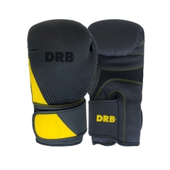 GUANTE BOXEO CLASICO NEGRO AMARILLO DRB