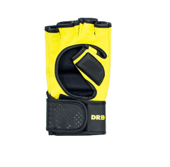 GUANTE MMA NEGRO AMARILLO DRB - comprar online