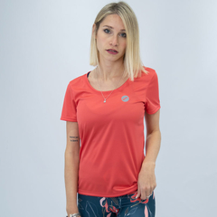 REMERA SNAUWAERT NET DAMA DRY NARANJA