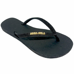 SHINE SANDAL NEGRO