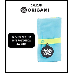 TOALLA SECADO RAPIDO ORIGAMI 80X130 TM DARK BLUE - comprar online