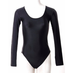 TORSO STRECH NEGRO MANGAS LARGAS - comprar online