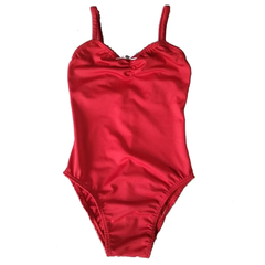 TORSO TUTU LYCRA SIN MANGAS ROJO