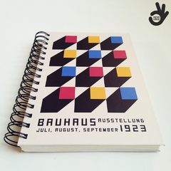 Cuaderno Bauhaus Tapa Dura Ring Wire/ Modelo 2: Cubes RYB - comprar online