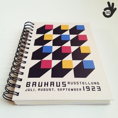 Agenda Diaria Bauhaus Tapa Dura Ring Wire/ Modelo 2: Cubes RYB - comprar online