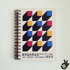 Cuaderno Bauhaus Tapa Dura Ring Wire/ Modelo 2: Cubes RYB