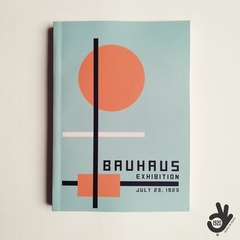 Cuaderno Bauhaus Encuadernado Binder Artesanal a la Rústica (Tapa blanda) Modelo 6: Orange Circle - tienda online