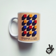 Taza de Cerámica Bauhaus/ Modelo 2/ CUBES RYB