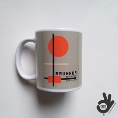 Taza de Cerámica Bauhaus/ Modelo 6/ ORANGE CIRCLE