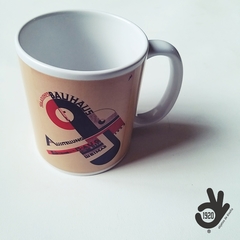 Taza de Cerámica Bauhaus/ Modelo 14/ Póster Vintage Exhibición Weimar 23' Joost Schmidt