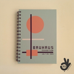 Agenda 2 días por página Bauhaus Tapa Dura Ring Wire/ Modelo 6: ORANGE CIRCLE