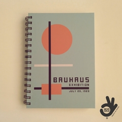 Imagen de Agenda 2 días por página Bauhaus Tapa Dura Ring Wire/ Modelo 6: ORANGE CIRCLE