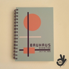 Agenda Semanal Bauhaus Tapa Dura Ring Wire/ Modelo 6: ORANGE CIRCLE