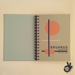 CUADERNO BAUHAUS TAPA DURA RING WIRE/ Modelo 6: ORANGE CIRCLE