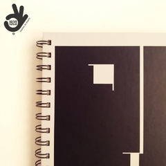 Cuaderno Bauhaus Tapa Dura Ring Wire/ Modelo 5: Cartel de Herbert Bayer - tienda online