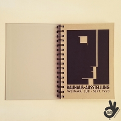 Cuaderno Bauhaus Tapa Dura Ring Wire/ Modelo 5: Cartel de Herbert Bayer