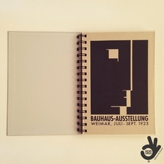 Agenda Diaria Bauhaus Tapa Dura Ring Wire/ Modelo 5: Cartel de Herbert Bayer