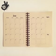 Agenda Semanal Bauhaus Tapa Dura Ring Wire/MODELO 13/ Pink Lines en internet