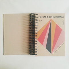 Agenda Semanal Bauhaus Tapa Dura Ring Wire/MODELO 13/ Pink Lines