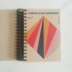 Agenda Semanal Bauhaus Tapa Dura Ring Wire/MODELO 13/ Pink Lines - tienda online