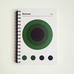 Agenda Diaria Bauhaus Tapa Dura Ring Wire/ Modelo 15/ GRÜNER KREIS en internet