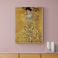 Cuadro en marco madera Kiri Box/ Modelo 166/ Portrait of Adele Bloch-Bauer I (1907), GUSTAV KLIMT