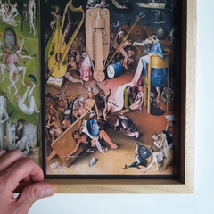 Cuadro en marco madera Kiri Box/ Modelo 222/ The Garden of Earthly Delights, El Jardín de las Delicias, Hieronymus Bosch (El Bosco) - comprar online