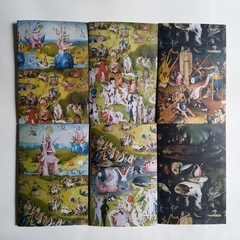 SET de 6 Cuadernos acaballados EL JARDÍN DE LAS DELICIAS (EL BOSCO) / Modelo 222/ The Garden of Earthly Delights, El Jardín de las Delicias, Hieronymus Bosch (El Bosco)