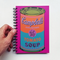 CUADERNO TAPA DURA RING WIRE/ Modelo 168/ CAMPBELL' S SOUP CAN - comprar online