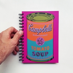 CUADERNO TAPA DURA RING WIRE/ Modelo 168/ CAMPBELL' S SOUP CAN - comprar online