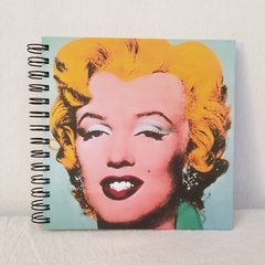 Imagen de CUADERNO QUADRAT / TAPA DURA RING WIRE/ Modelo 360/ MARILYN (1989) Print Litografía by By ANDY WARHOL