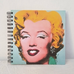 CUADERNO QUADRAT / TAPA DURA RING WIRE/ Modelo 360/ MARILYN (1989) Print Litografía by By ANDY WARHOL