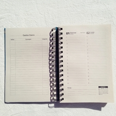 Agenda 2 días por página Bauhaus/ Tapa Dura Ring Wire/ Modelo 116/ WEIMAR MUSTER 13 - comprar online