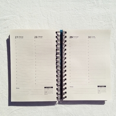 Agenda 2 días por página Bauhaus/ Tapa Dura Ring Wire/ Modelo 116/ WEIMAR MUSTER 13 - tienda online