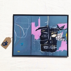 Marco acabado piano con vidrio/ Modelo 460/ Bestia (1983) by Jean Michel Basquiat 5