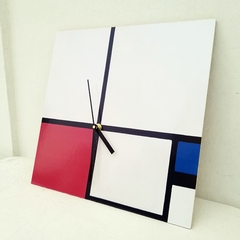 Relojes by 1920®objetos de diseño/ Modelo 372/ Composición de colores Composición nº I con rojo y azul, 1931 / PIET MONDRIANl - comprar online