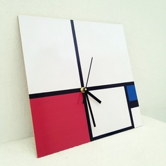 Relojes by 1920®objetos de diseño/ Modelo 372/ Composición de colores Composición nº I con rojo y azul, 1931 / PIET MONDRIANl en internet