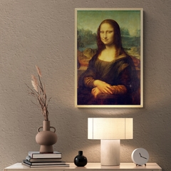 Cuadro en marco madera Kiri Box/ Modelo 622/ Mona Lisa o "La Gioconda" (1503) By Leonardo Da Vinci.
