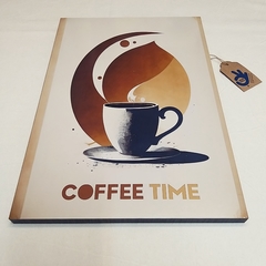 Cuadro Vintage Bastidor Premium 33 x 48cm. /Modelo 582/ Coffee Time 1